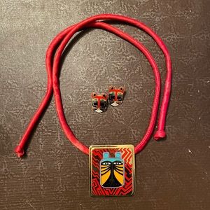 Laurel Burch necklace and earring set